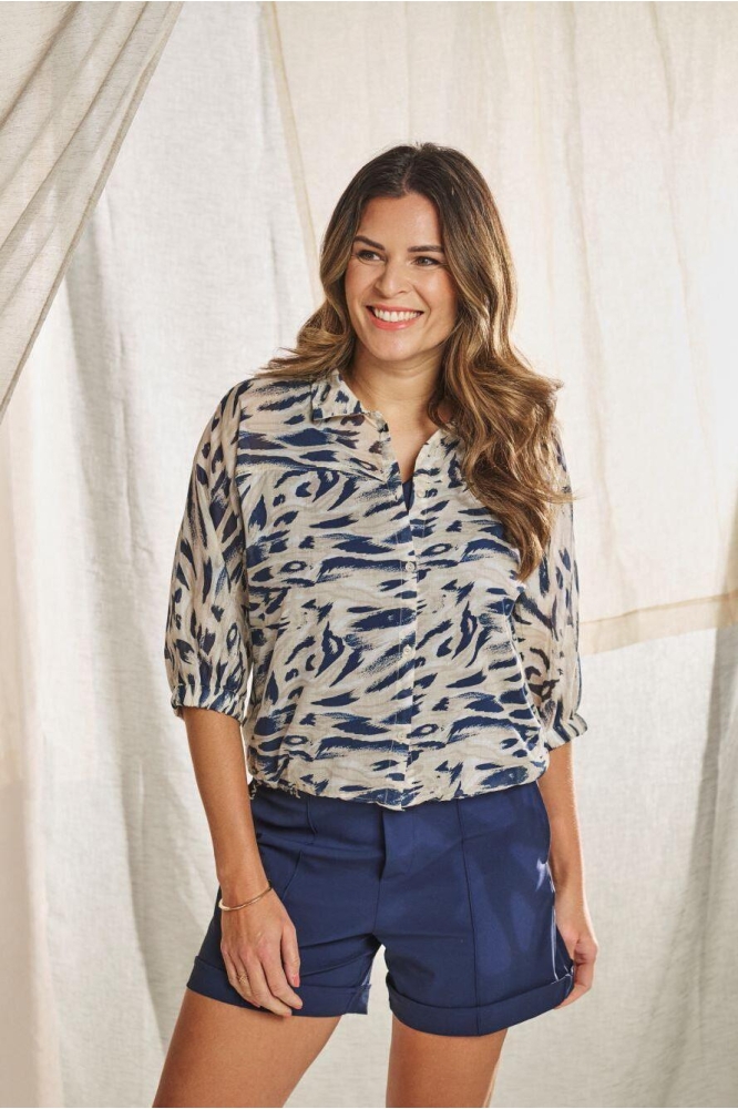 LEONIE 252 0008-0007 navy/sand